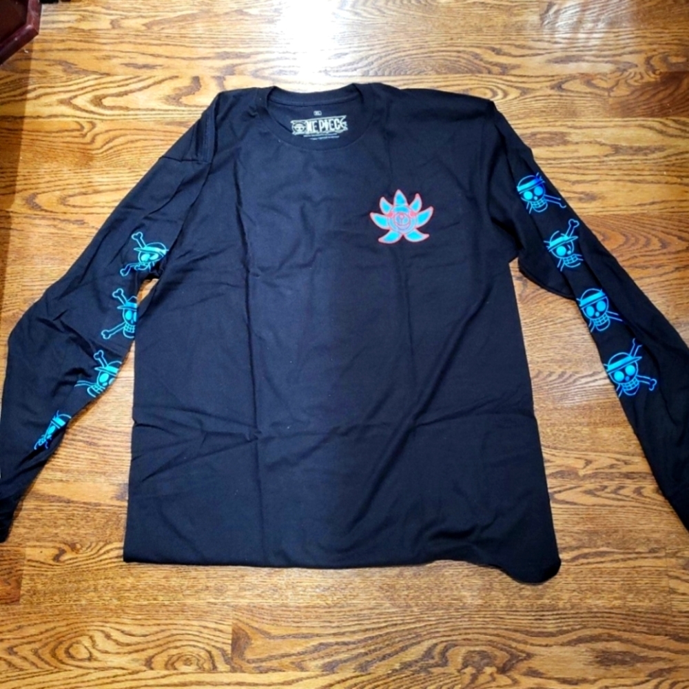 Anime One Piece Straw Hat Crew Long Sleeve Shirt